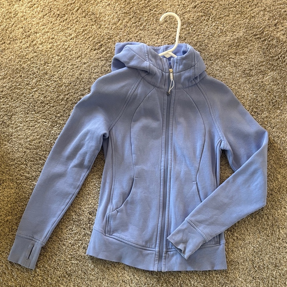 lululemon athletica Light Blue Hoodie Jacket